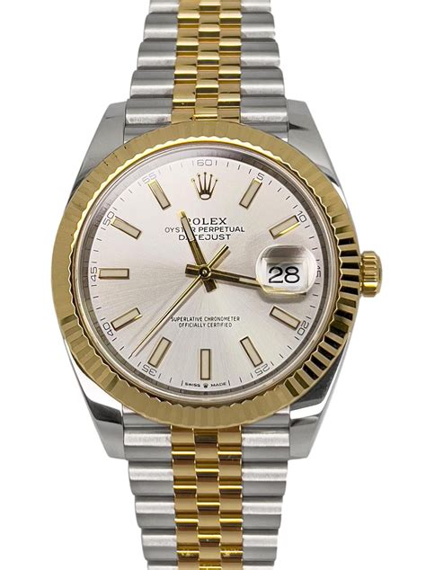 rolex datejust 41 two tone roman numerals|Rolex Datejust 41mm price.